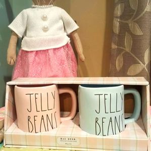 Rae Dunn "JELLY BEANS" mug set